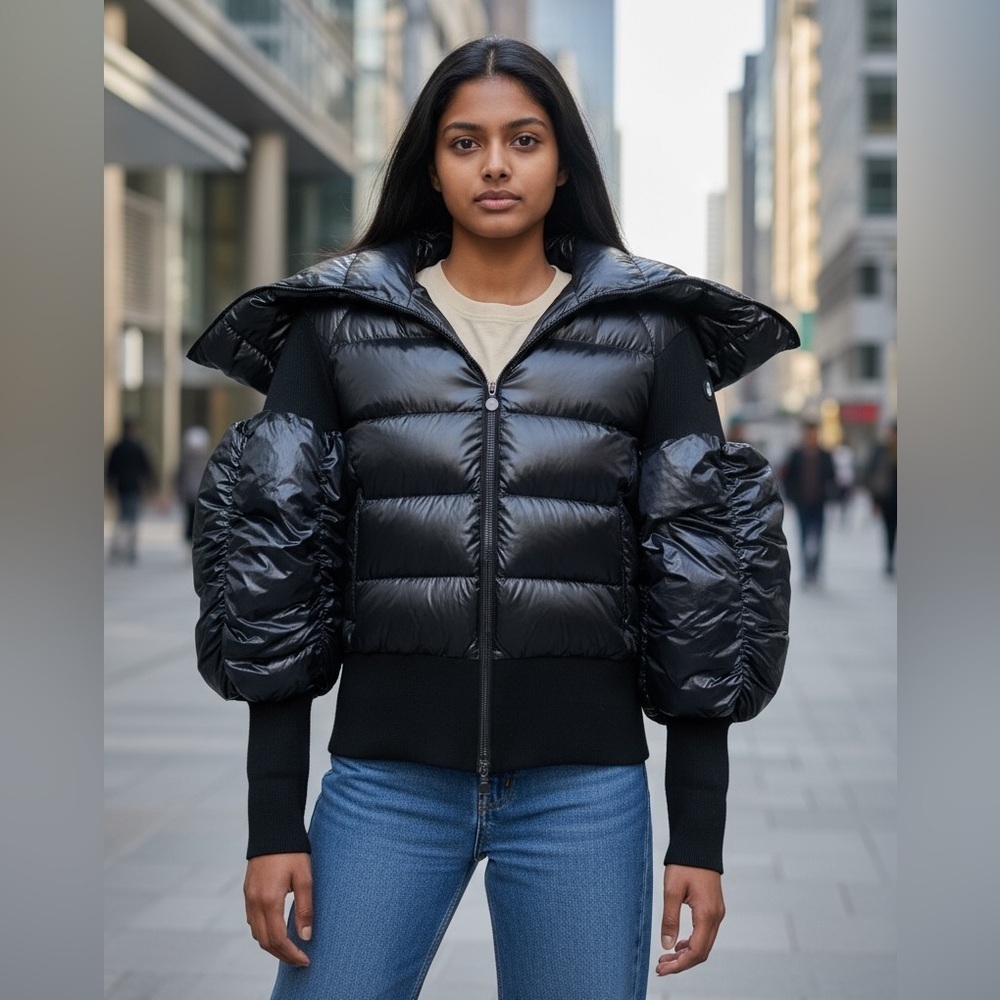 Snowman New York Bubble Down Puffer Jacket “Black” - Picture 14 of 14